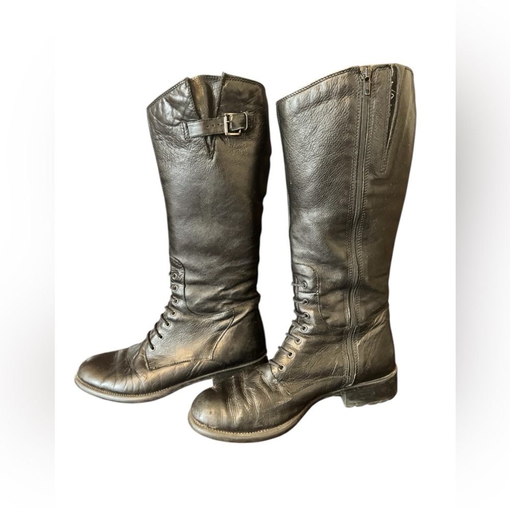 Clarks Women’s s Mullin Clove Leather Riding Boot Size 9M